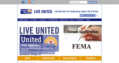 Desktop Screenshot of dbqunitedway.org